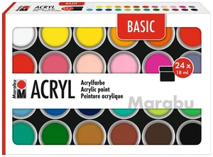 Bild von Farby akrylowe Basic 18ml 24 kolory