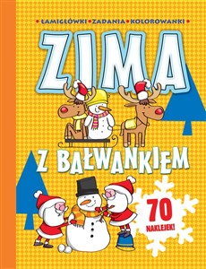 Bild von Zima z bałwankiem Łamigłówki zadania kolorowanki