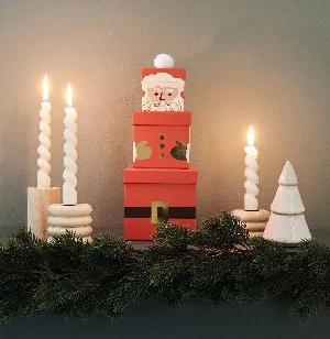 Obrazek GESCHENKBOXEN-SET WEIHNACHTSMANN, FSC RECYCLED
