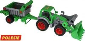 Obrazek Farmer-technik traktor-ładowarka z naczepą