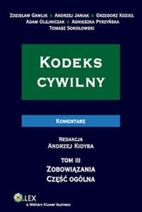 Obrazek Kodeks cywilny Komentarz Tom 3 Zobowiązania Część ogólna