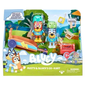 Obrazek Bluey. Gokart