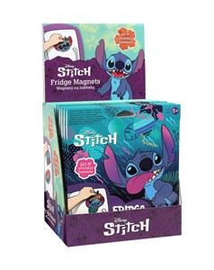 Obrazek Magnes na lodówkę Stitch 1szt.mix