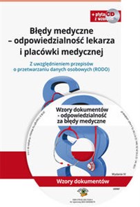 Bild von Błędy medyczne - odpowiedzialność lekarza i placówki medycznej + płyta CD Z uwzględnieniem RODO. Wydanie piąte.