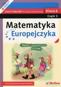 Obrazek Matematyka Europejczyka 6 Zeszyt ćwiczeń Część 3 Szkoła podstawowa
