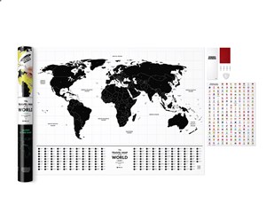 Obrazek Mapa Zdrapka Travel Map Glow World