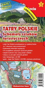 Obrazek Tatry Polskie. Schematy szlaków turystycznych wyd. laminowane wyd. 3