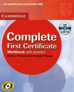 Bild von Complete First Certificate workbook with CD