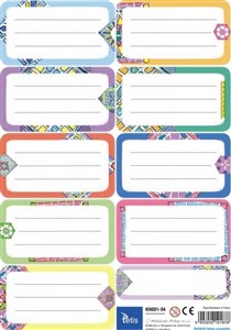 Bild von Naklejki na zeszyty (25 ark.) KN001-04