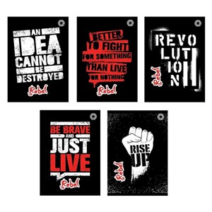 Obrazek Zeszyt A5/80K kratka Rebels (5szt)