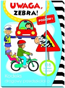 Obrazek Uwaga zebra! Kodeks drogowy przedszkolaka. Poziom 1