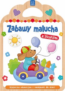 Bild von Zabawy malucha z pieskiem Książeczka edukacyjna z naklejkami dla dzieci