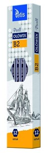 Bild von Ołówek PIXELL heksag.twar.B2 12szt. KV060-B2