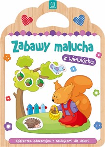 Bild von Zabawy malucha z wiewiórką Książeczka edukacyjna z naklejkami dla dzieci