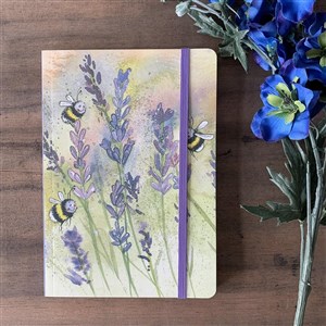 Bild von Notatnik z gumką A5 LCN07 Pszczoły