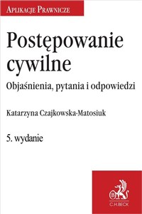 Obrazek Postępowanie cywilne Objaśnienia, pytania i odpowiedzi