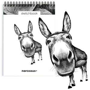 Bild von Szkicownik A5 pion na spirali Osioł 60k z perforacją 120 gsm