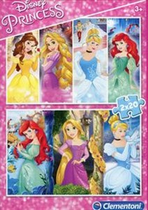 Obrazek Puzzle 2x20 Disney Princess