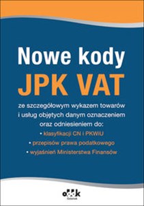 Obrazek Nowe kody JPK VAT