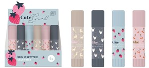 Obrazek Klej w sztyfcie 8g Cute Girl (24szt)