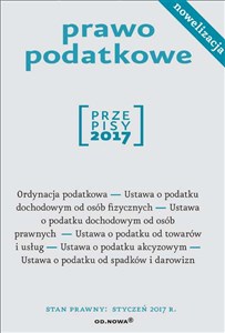 Obrazek Prawo podatkowe 2017 Przepisy