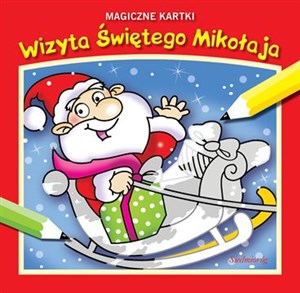 Obrazek Wizyta Świętego Mikołaja Magiczne kartki