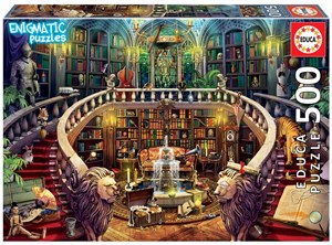 Obrazek Puzzle 500 Biblioteka (Enigmatic) G3