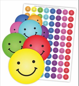 Bild von Naklejki motywacyjne - Buźki uśmiechnięte 88szt