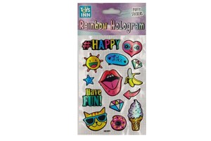 Bild von Naklejki Rainbow Hologram Happy
