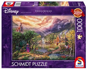 Bild von Puzzle 1000 PQ T. Kinkade Królewna Śnieżka i Zła Królowa Disney 112732