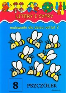 Obrazek Litery i cyfry malowanki dla dzieci od lat 2