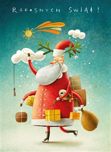 Obrazek Karnet Radoasnych świąt Mikołaj