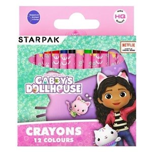 Bild von Kredki woskowe 12 kolorów Koci Domek Gabi