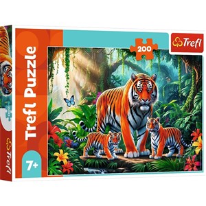 Bild von Puzzle 200 Tygrysie zwyczaje 13330