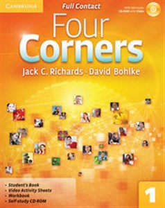Bild von Four Corners Level 1 Full Contact with Self-study CD-ROM