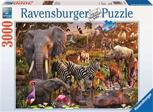 Obrazek Puzzle Afrykańskie zwierzęta 3000