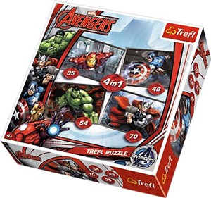 Bild von Puzzle 4w1 Avengers