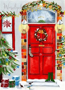 Bild von Karnet świąteczny Drzwi