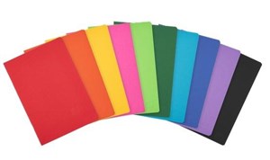 Obrazek Zeszyt A4/60K linia z marginesem Rainbow (5szt)