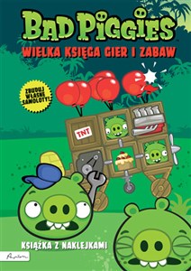 Obrazek Bad Piggies Wielka księga gier i zabaw Książka z naklejkami