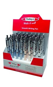 Obrazek Długopis Today's Jet Line niebieski (10szt)