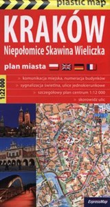 Bild von Kraków Niepołomice, Skawina, Wieliczka foliowany plan miasta 1:22 000