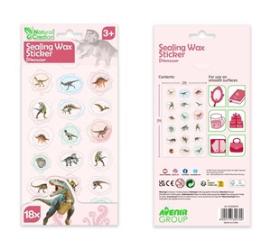 Bild von Naklejki woskowe - Dinozaury