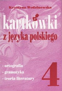 Bild von Kartkówki z języka polskiego kl 4