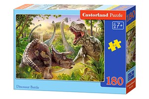 Obrazek Puzzle Dinosaur Battle 180 B-018413
