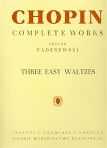 Bild von Chopin Complete Works Three easy waltzes