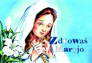 Obrazek Zdrowaś Maryjo - malowanka dla dzieci