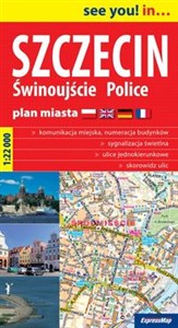 Bild von Szczecin Świnoujście Police plan miasta 3 w 1 1:22 000