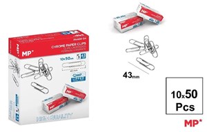 Bild von Spinacz srebrny 43mm 10x50szt