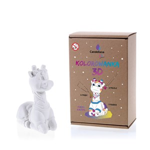 Obrazek Kolorowanka 3D Funny Giraffe